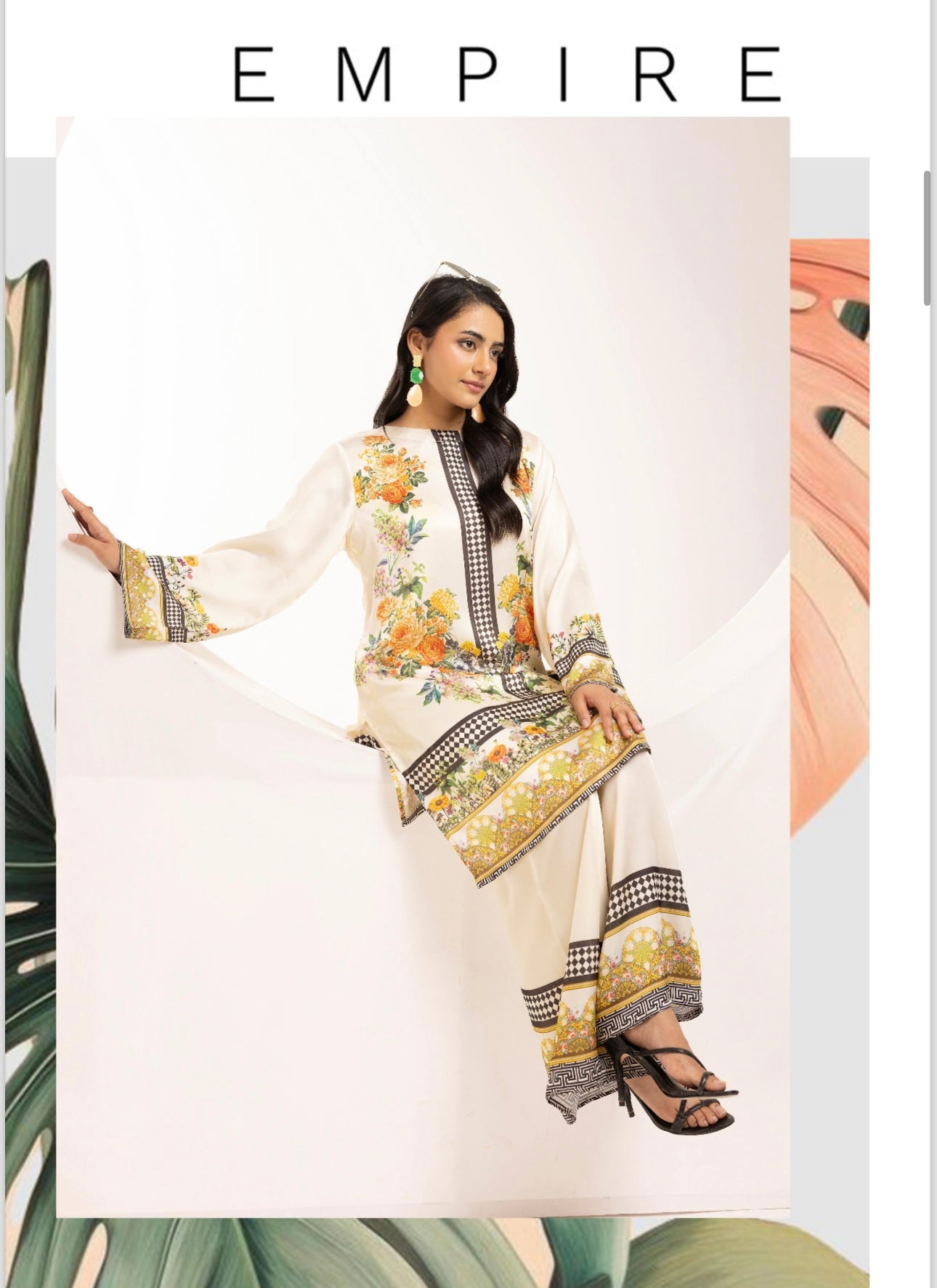 Ethnic 2 piece Silk_100174 Pakistani ladies suit B130