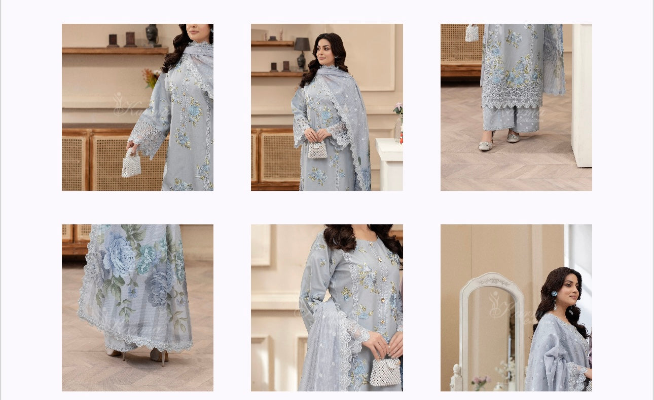 Karma afreen _9051 3 piece suit B86