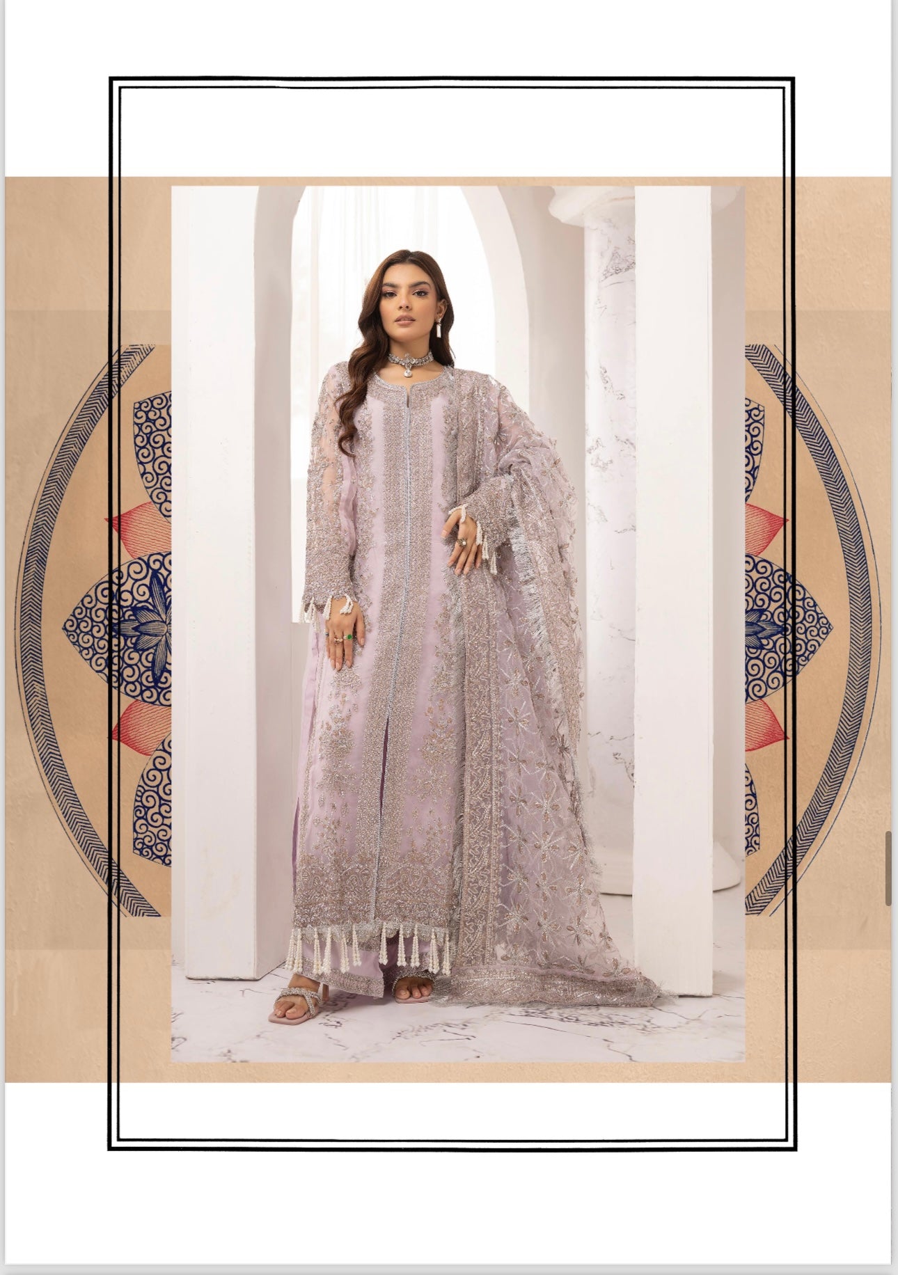 Nureh “3 piece luxury organza_81042 Pakistani ladies suit B194