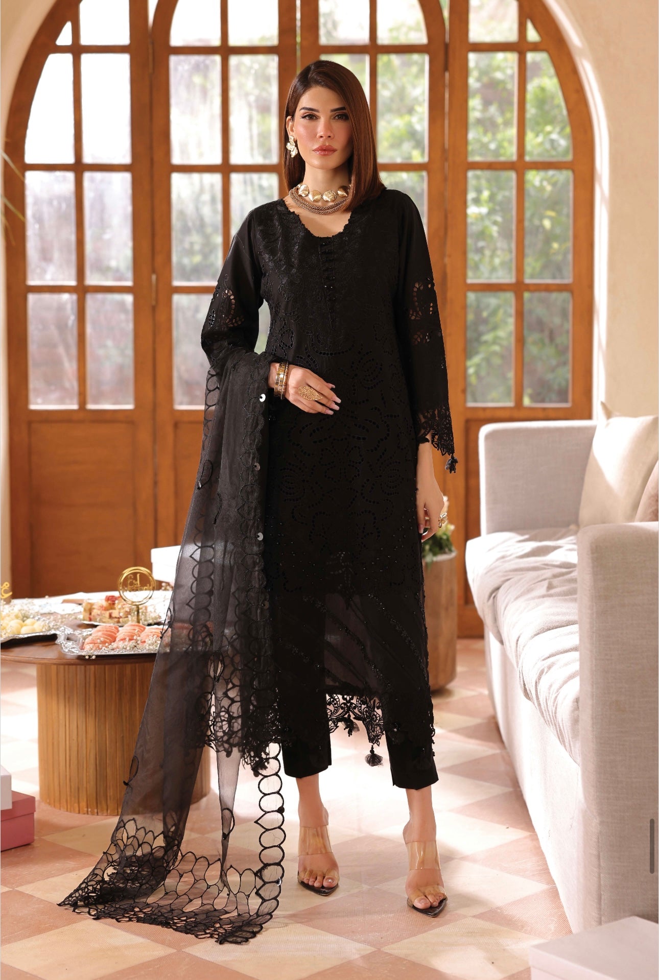 Simrans Lamhey Mother and Daughter 3 piece_10052 B107