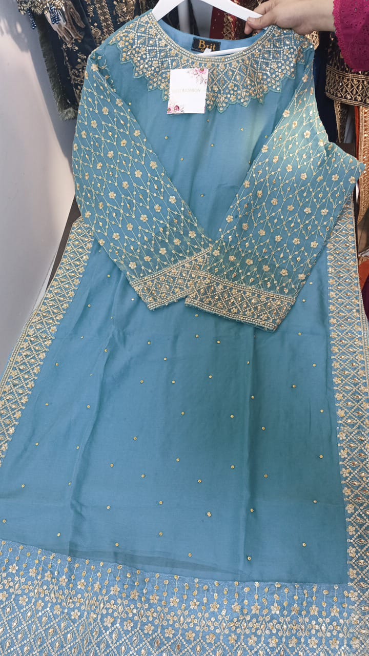 Brit 3 piece chiffon _81042 Pakistani ladies suit B233