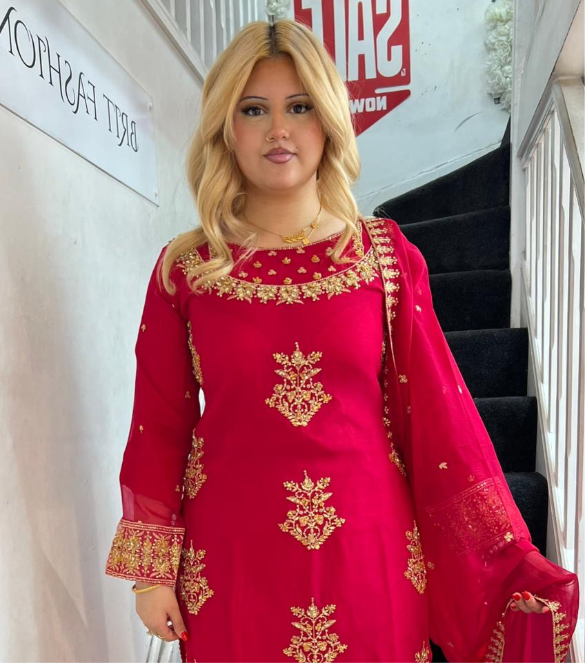Brit 3 piece luxury chiffon_81042 Pakistani ladies suit B244