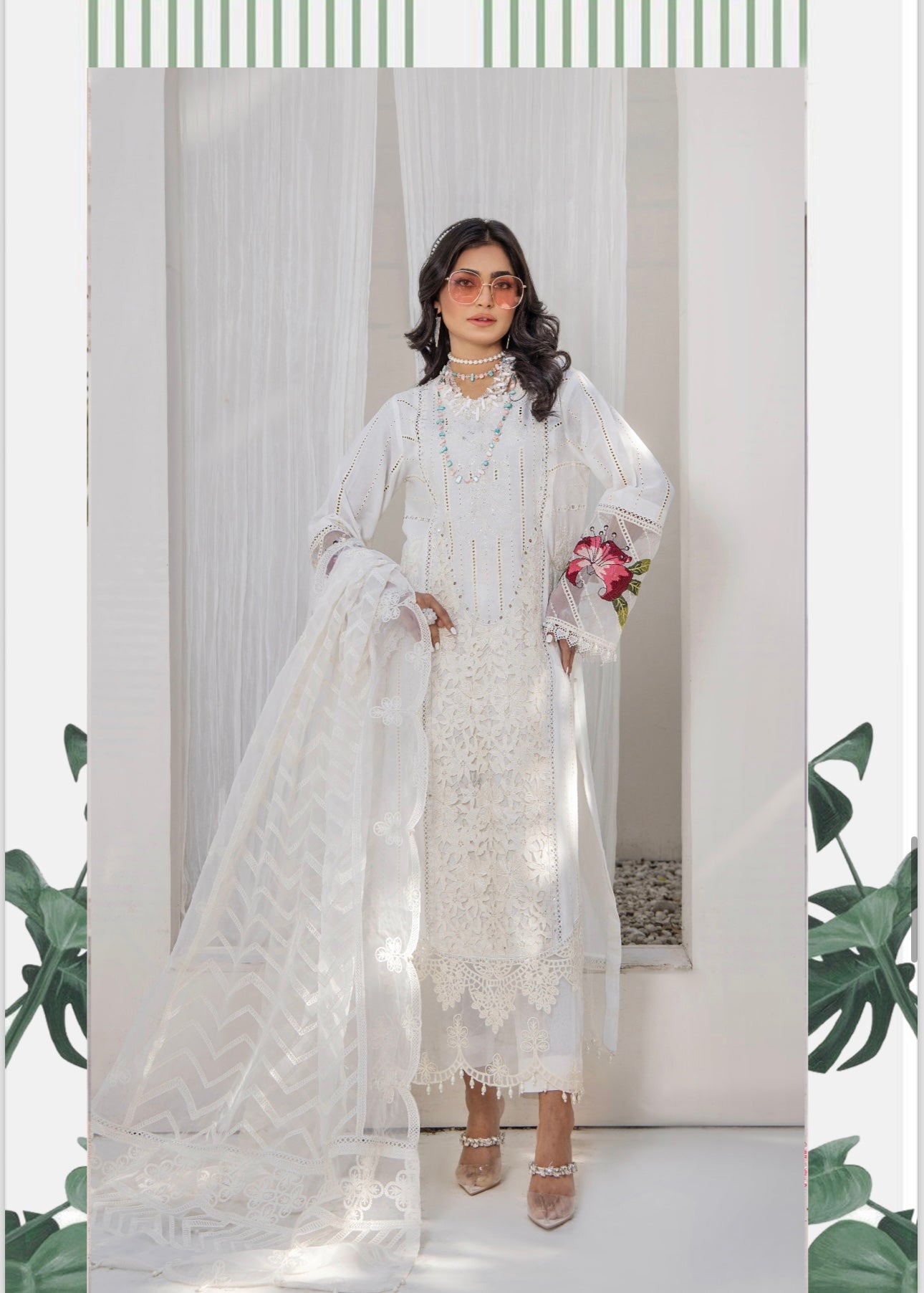 MB inspired 3 piece Chicken kari_7073 ladies suit B53