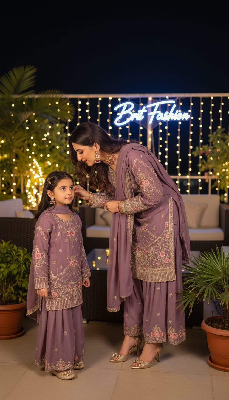 Brit 3 piece luxury chiffon_81042 Pakistani ladies suit B484