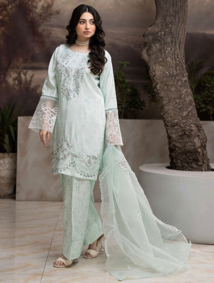 Brit 3 piece luxury Viscose_10045 Farshi shalwar B108
