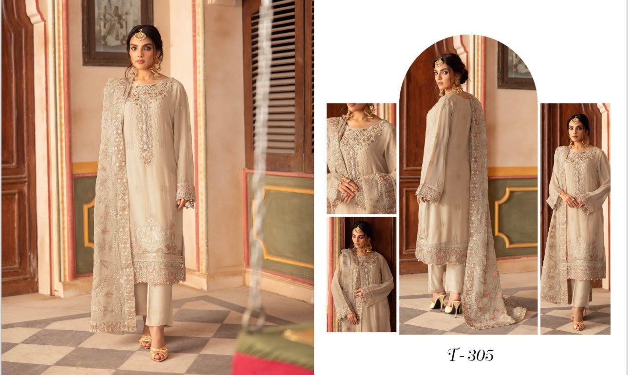 Ramsha designer Chiffon _81042 Pakistani ladies suit B183.