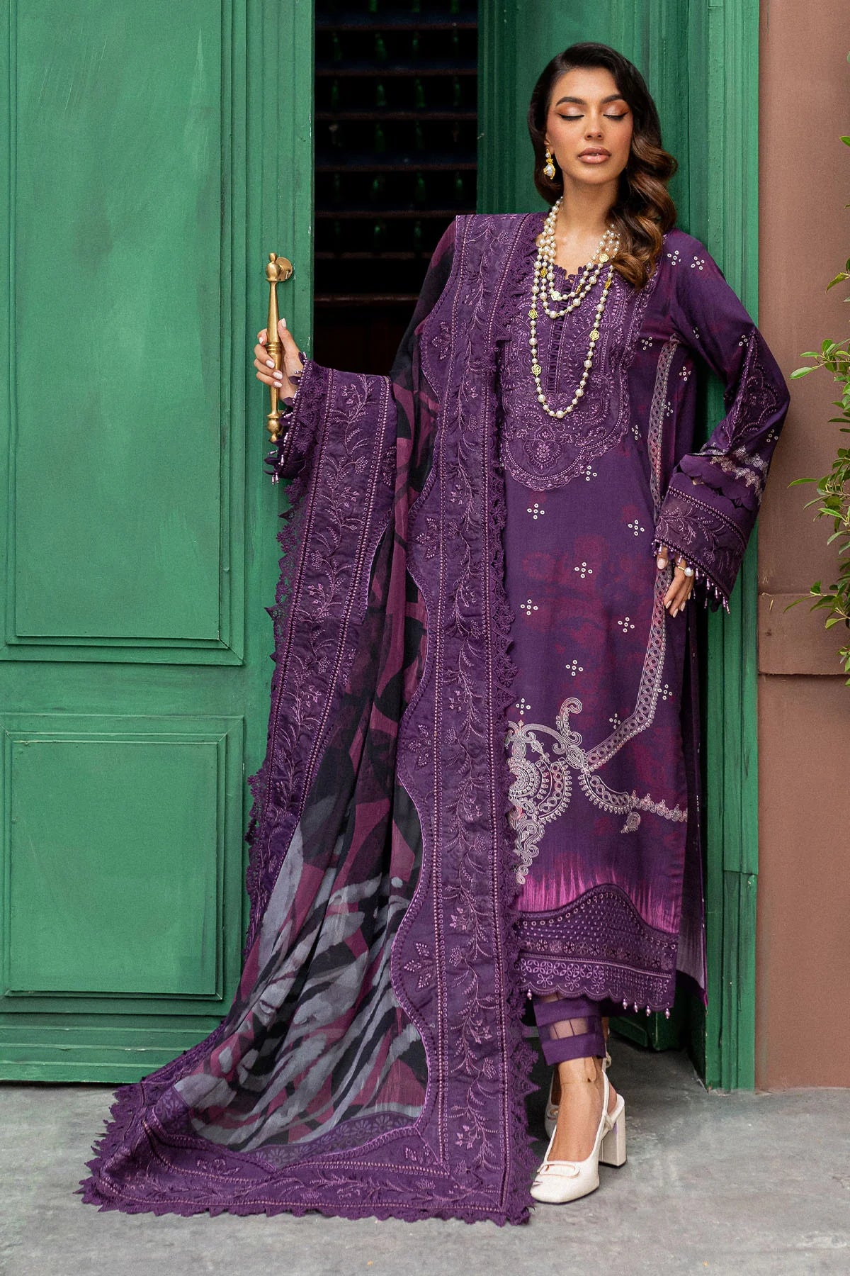Nureh original designer _8050 Pakistani ladies suit B67