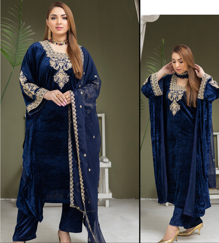 Brit Valvet 3 piece kaftan_3017 B8
