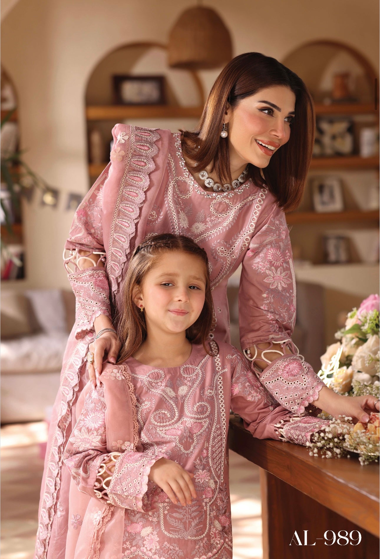 Simrans Lamhey Mother and Daughter 3 piece_10047 B107