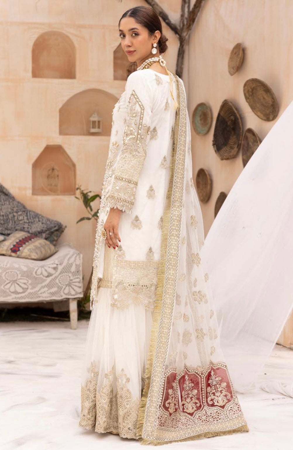 Simrans 3 piece lux wedding wear_100191 Pakistani ladies suit B132 Mint Green