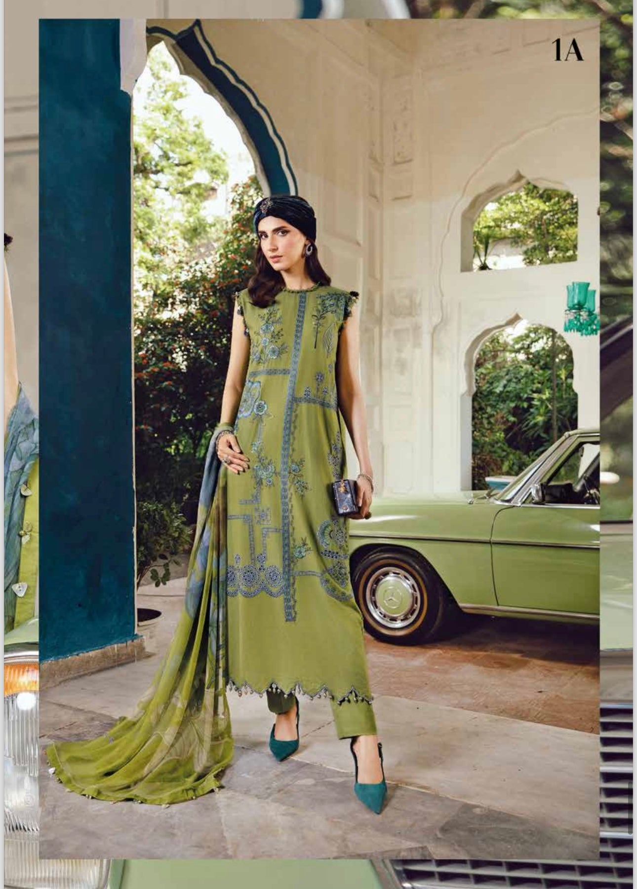 M print original Designer 3 piece winter collection Pakistani ladies suit B328