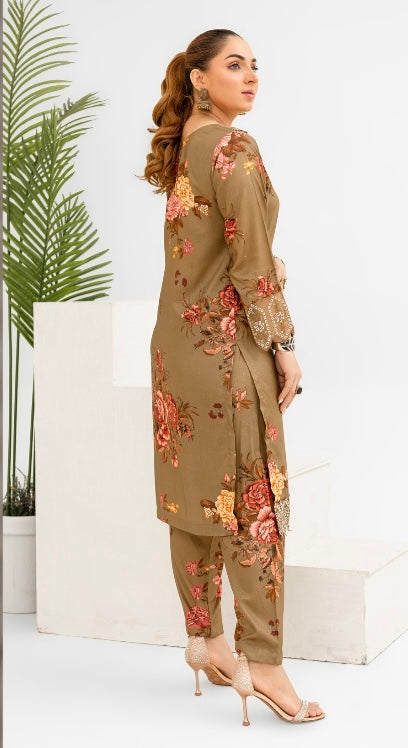 Brit linen 2 piece_1981 ladies suit BN1