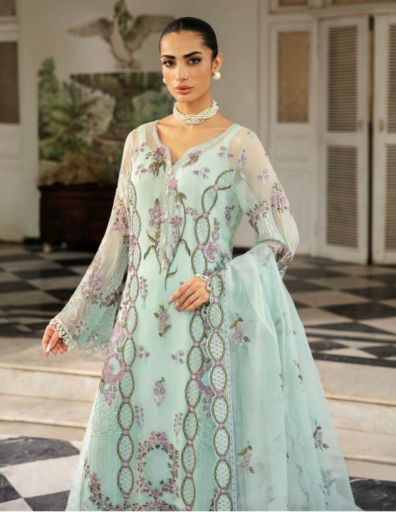 Brit Ramsha luxury chiffon_6095 ladies suit B40