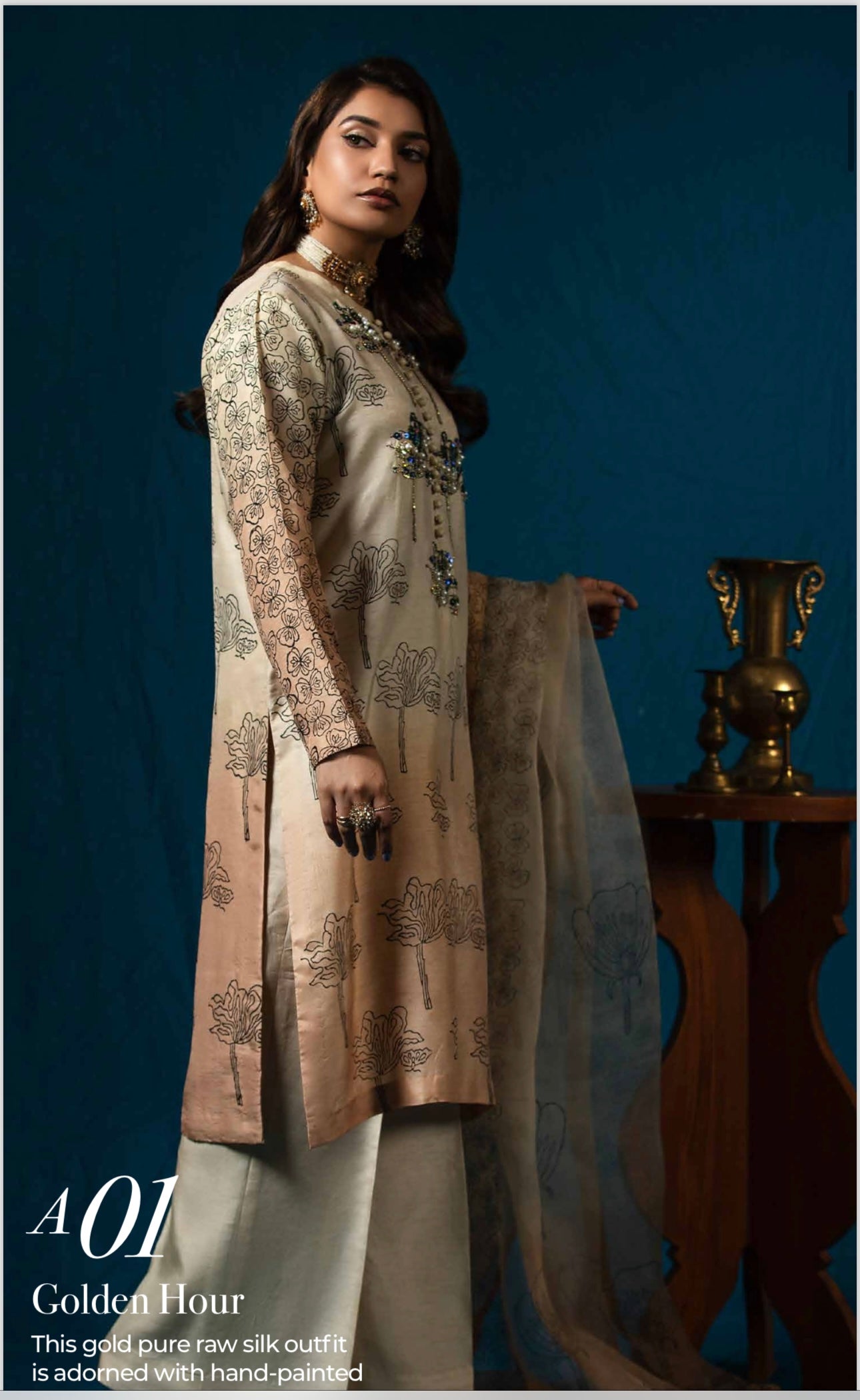 Raniya Designer 3 piece Raw silk_8050 Pakistani suits RCL