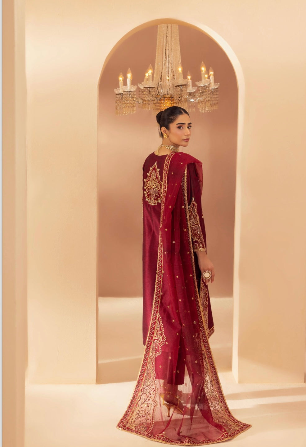 Simrans 3 piece silk_100212 Pakistani ladies suit B136