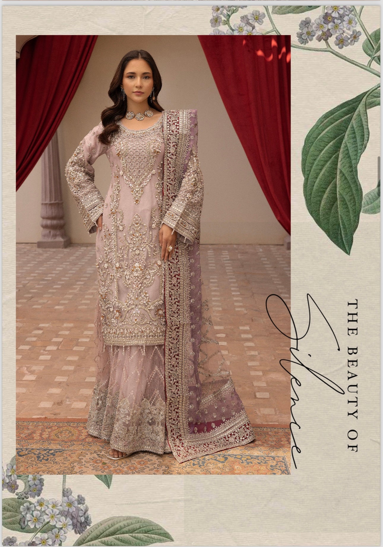 Simrans 3 piece lux wedding wear_100185 Pakistani ladies suit B132