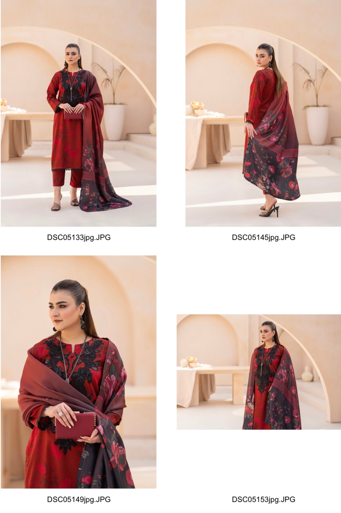 Raniya 3 piece Dhanak Pakistani ladies suit B392