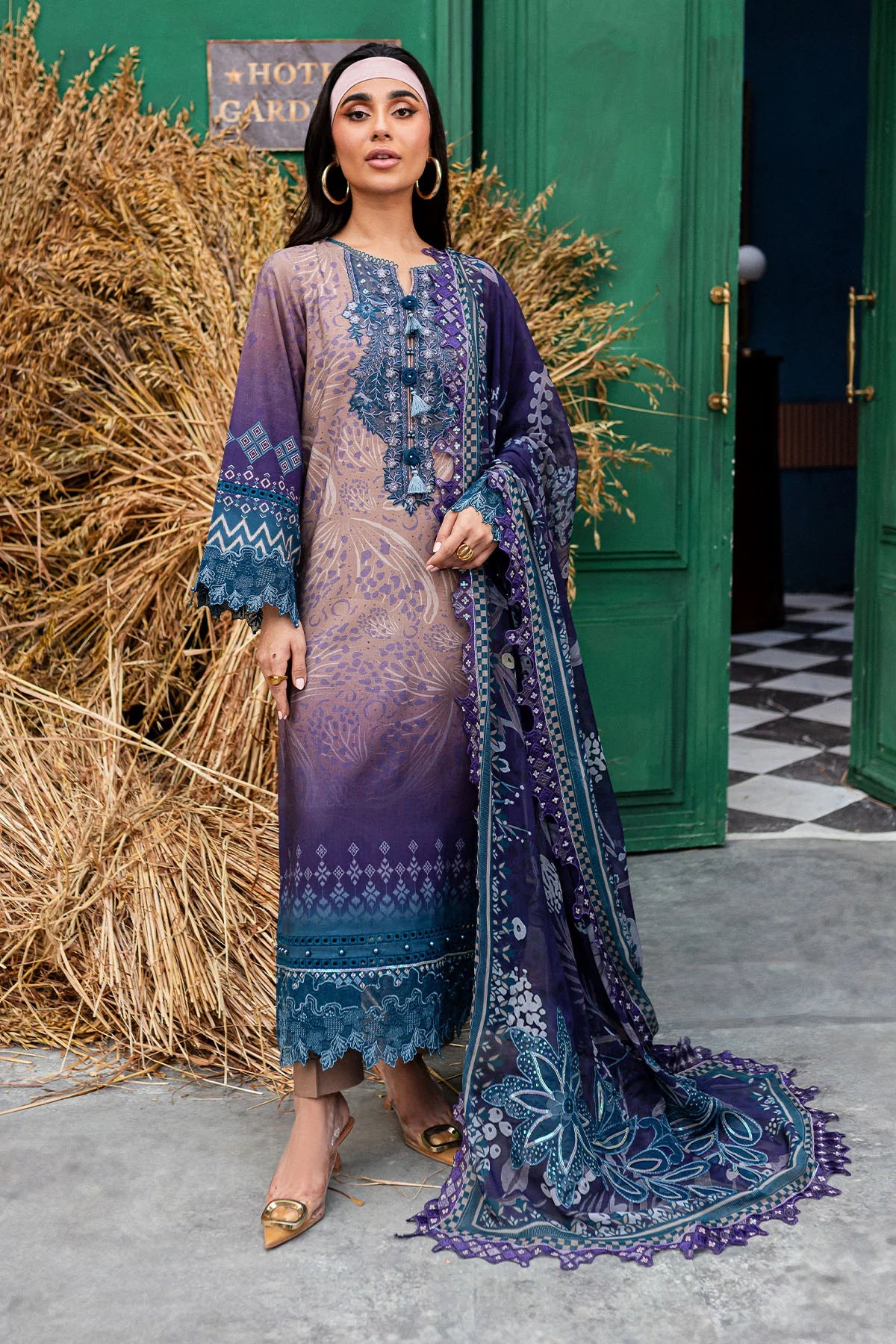 Nureh original designer _8047 Pakistani ladies suit B67