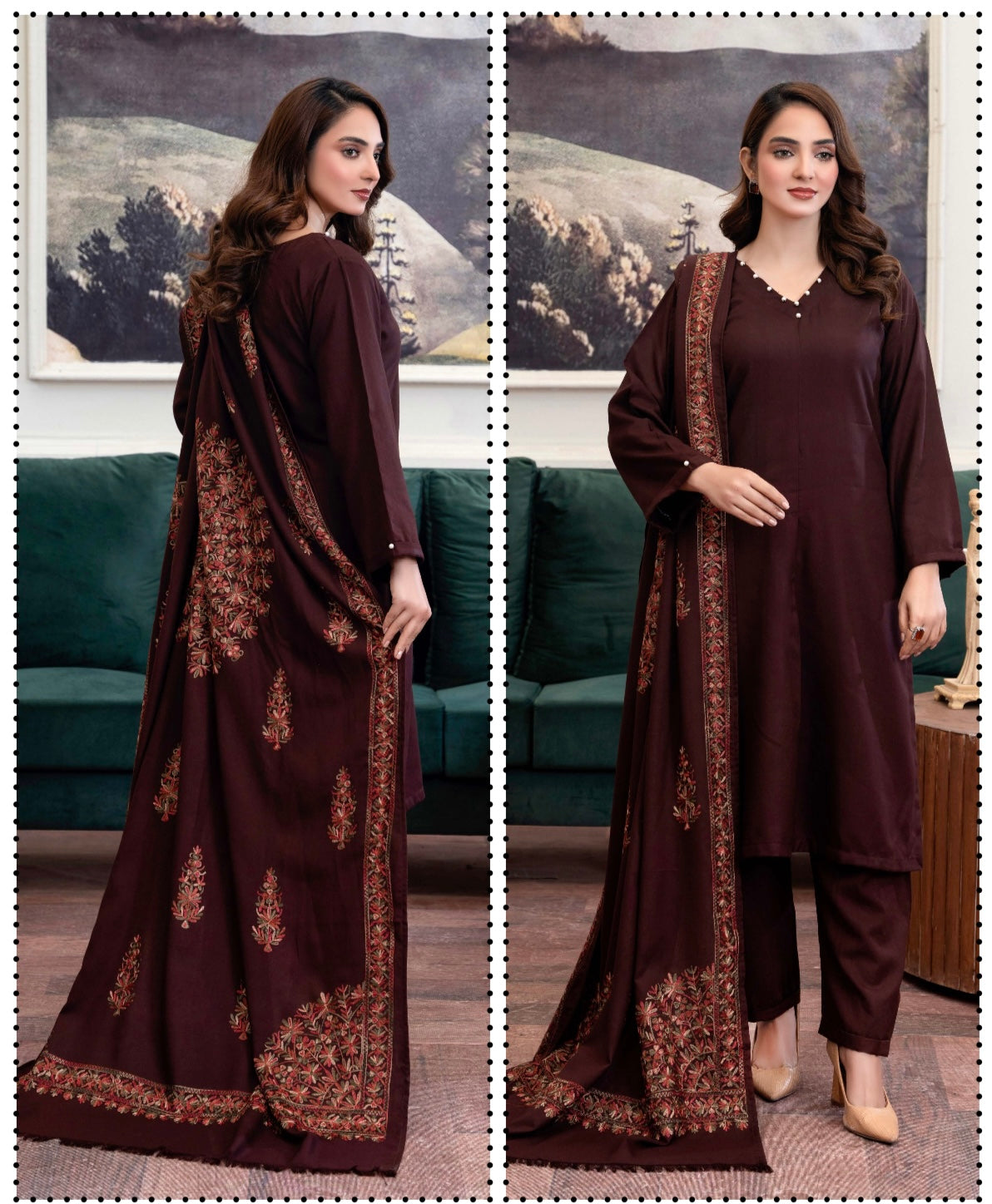 Raniya 3 piece_6037 Dhanak Pakistani ladies suit B18