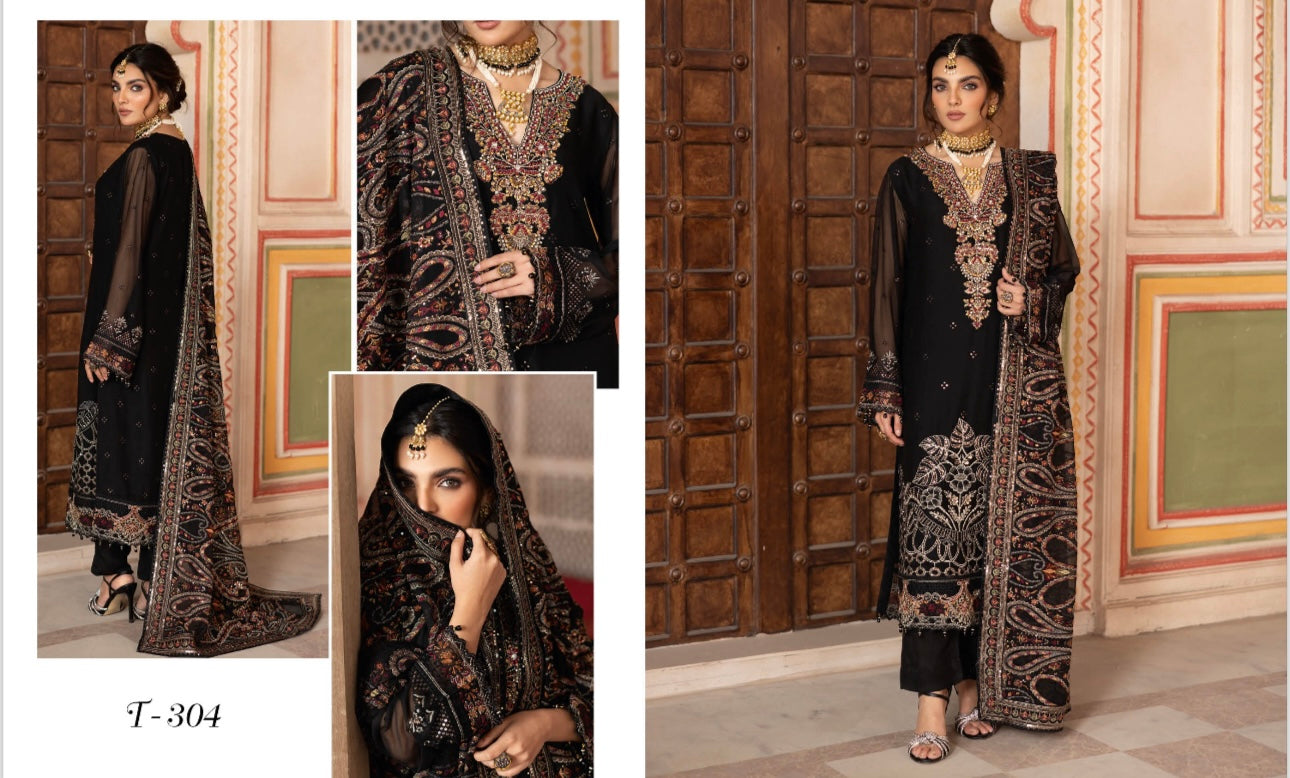 Ramsha designer Chiffon _81042 Pakistani ladies suit B183.
