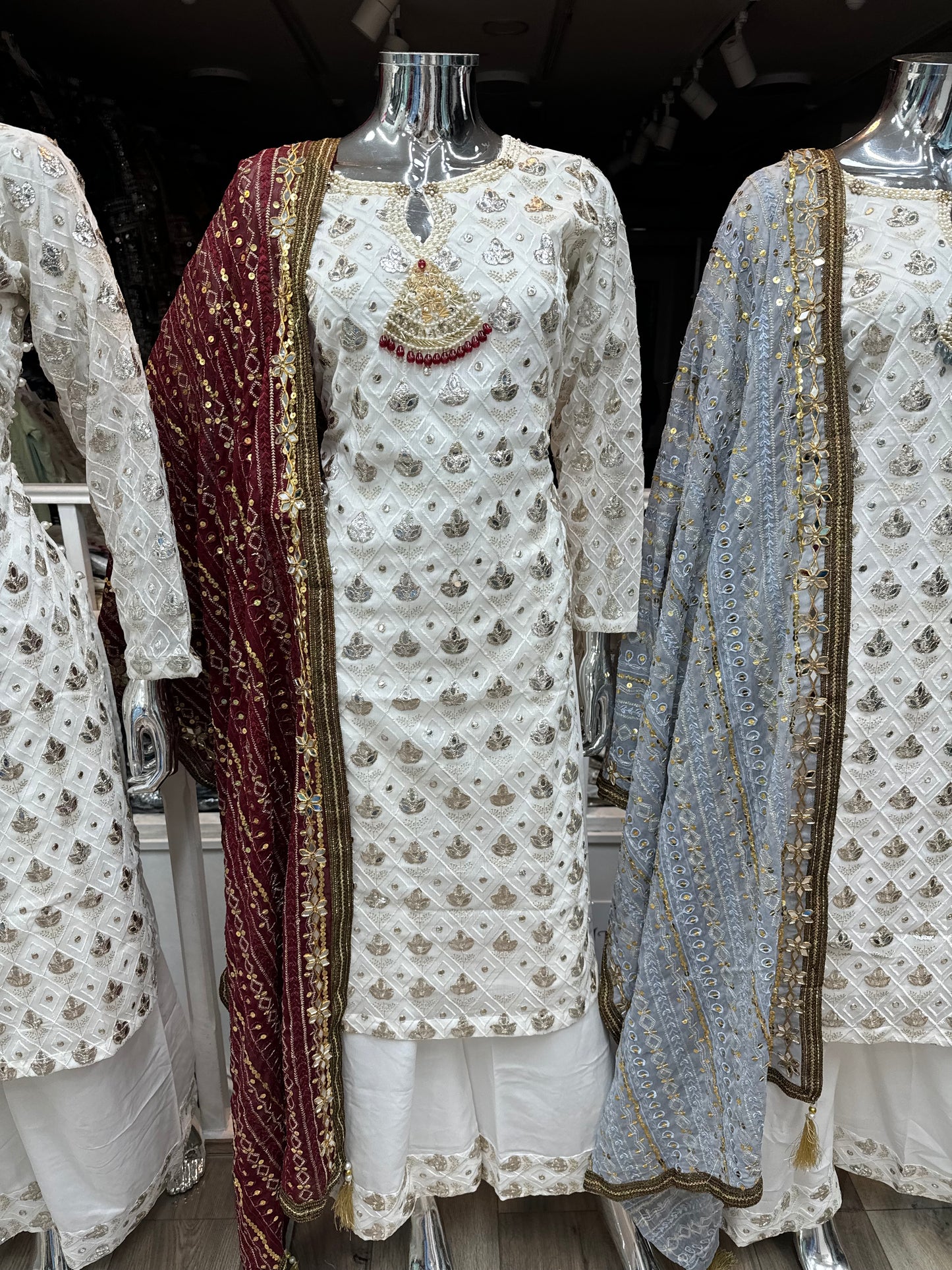 Brit 3 piece luxury chiffon _81042 Pakistani ladies suit B226