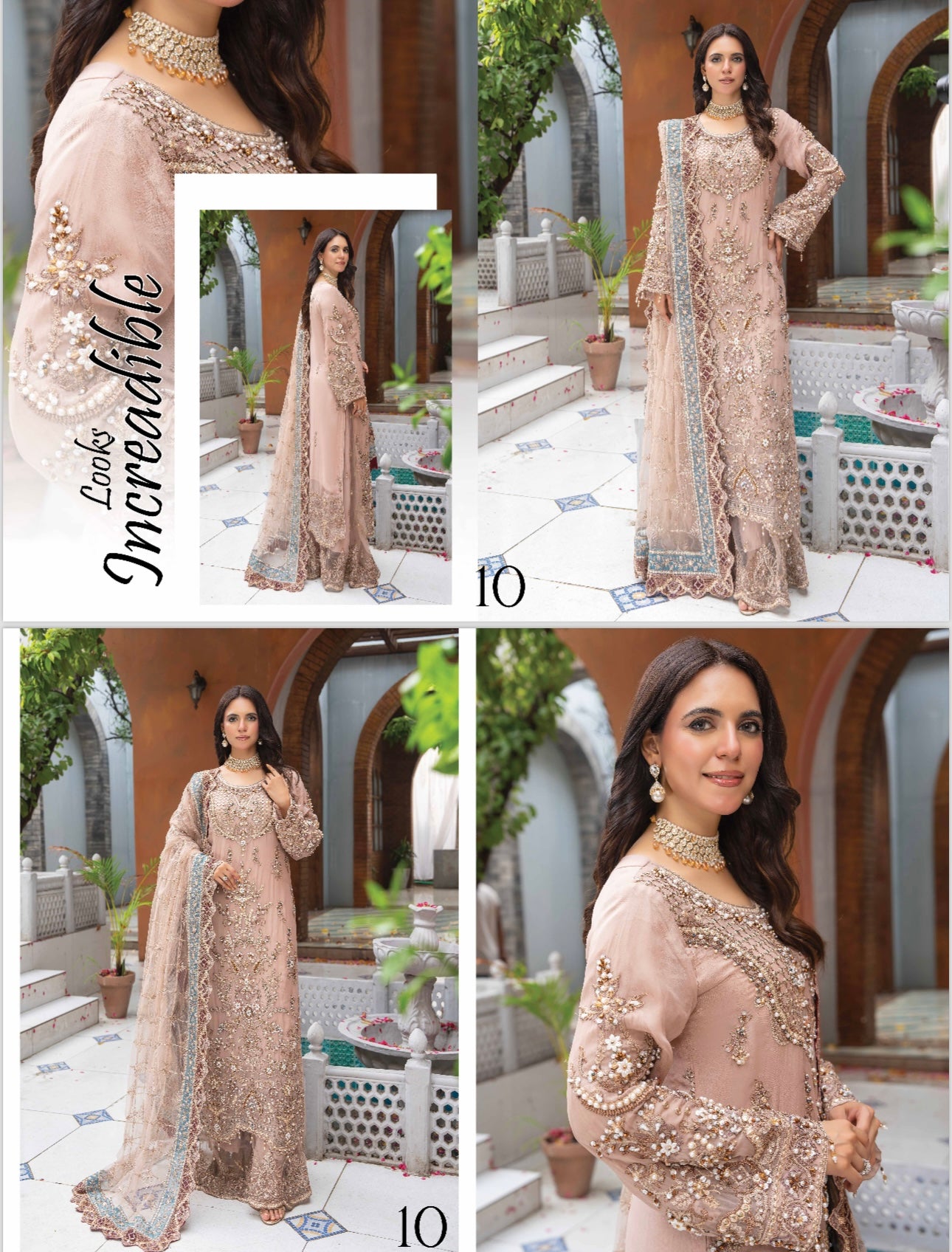 Areej original Designer 3 piece luxury chiffon_81042 Pakistani ladies suit B248