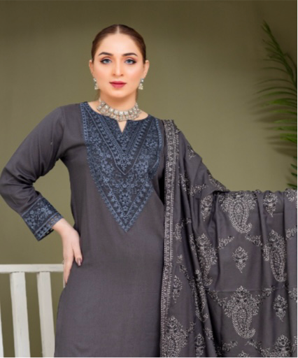 Brit 3 piece Dhanak_5010 Pakistani ladies suit BN2