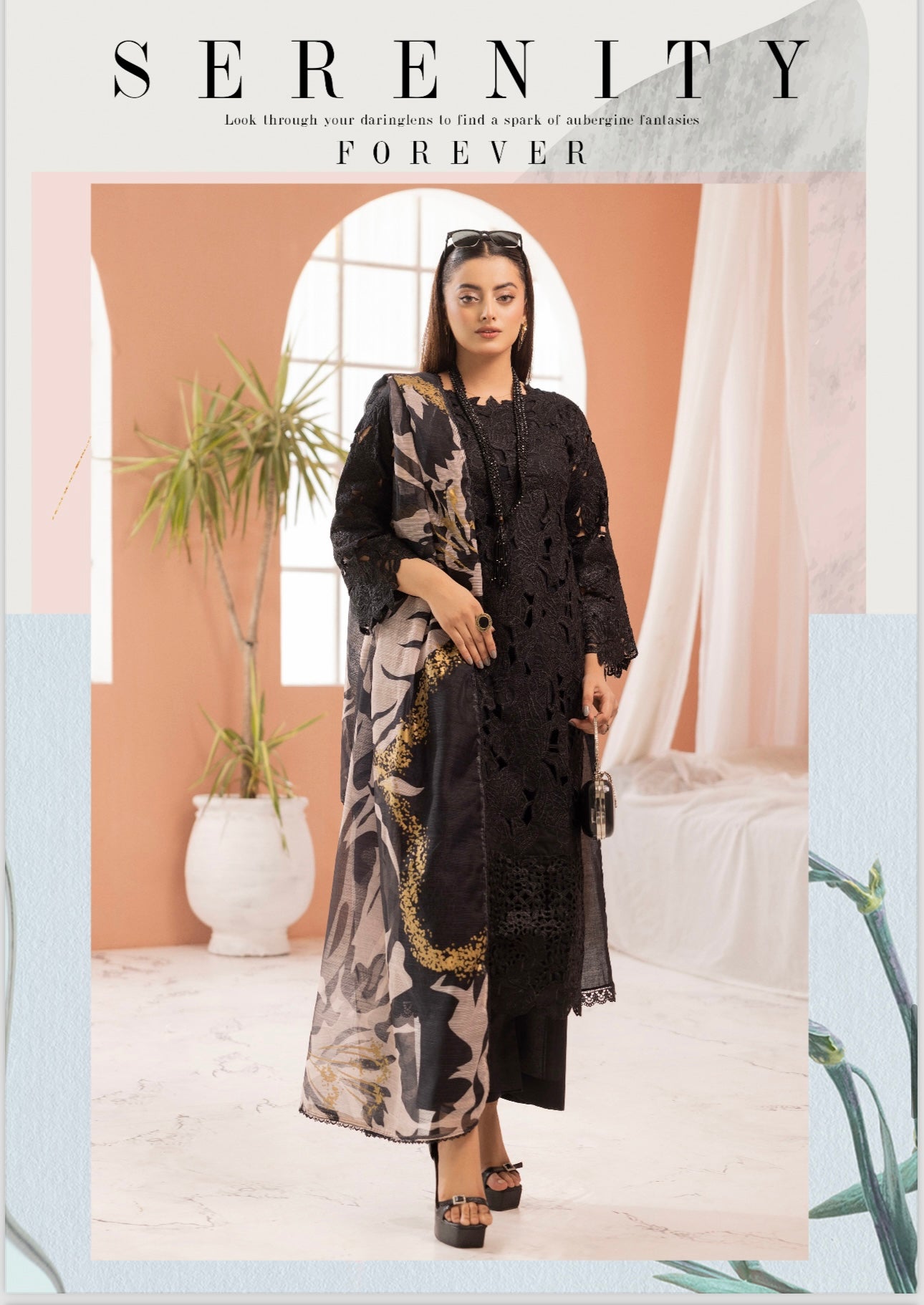 Rang Rasiya inspired 3 piece Chicken kari_7072 ladies suit B51