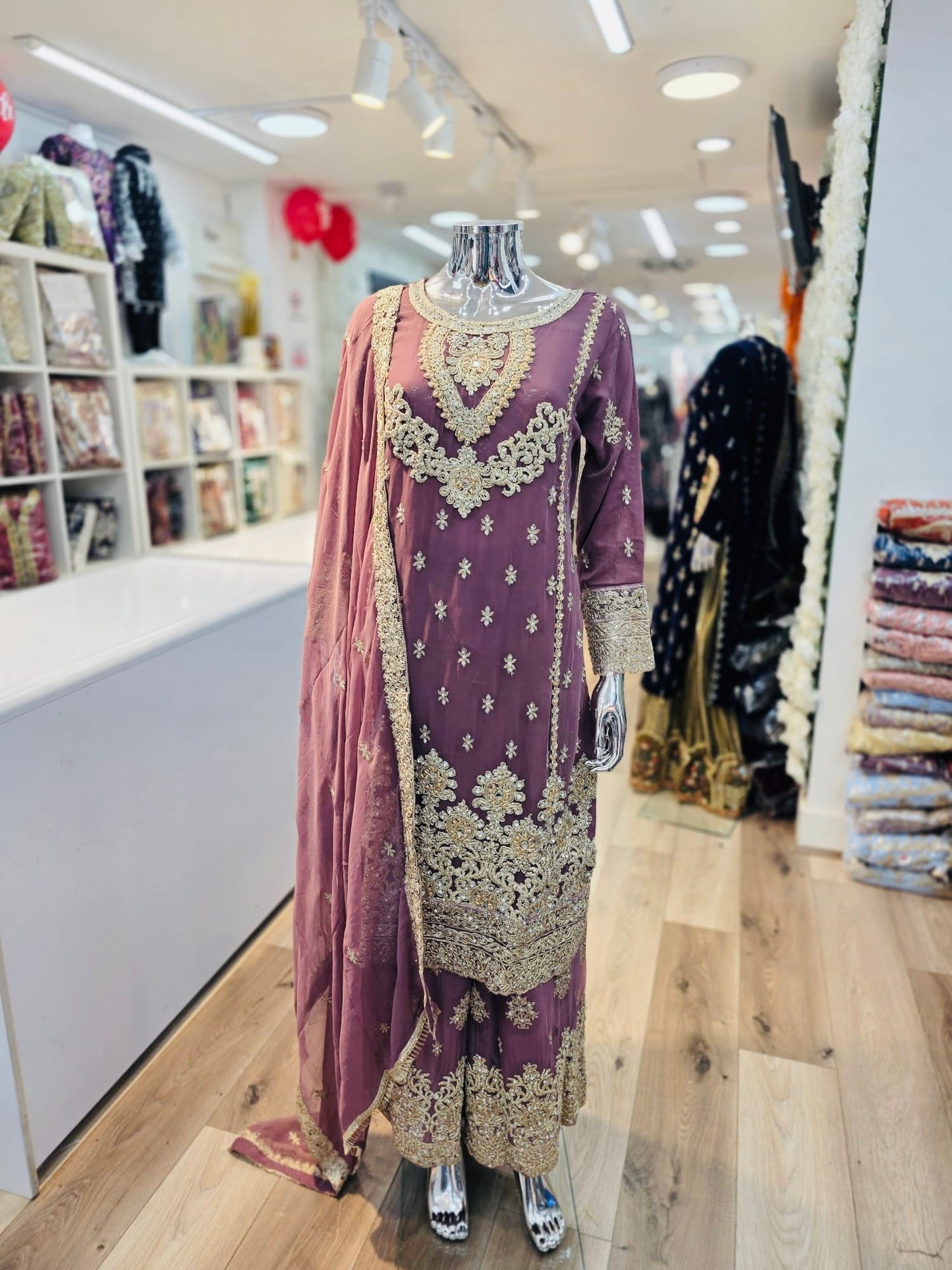 Brit 3 piece chiffon_7096 Pakistani suits Z1