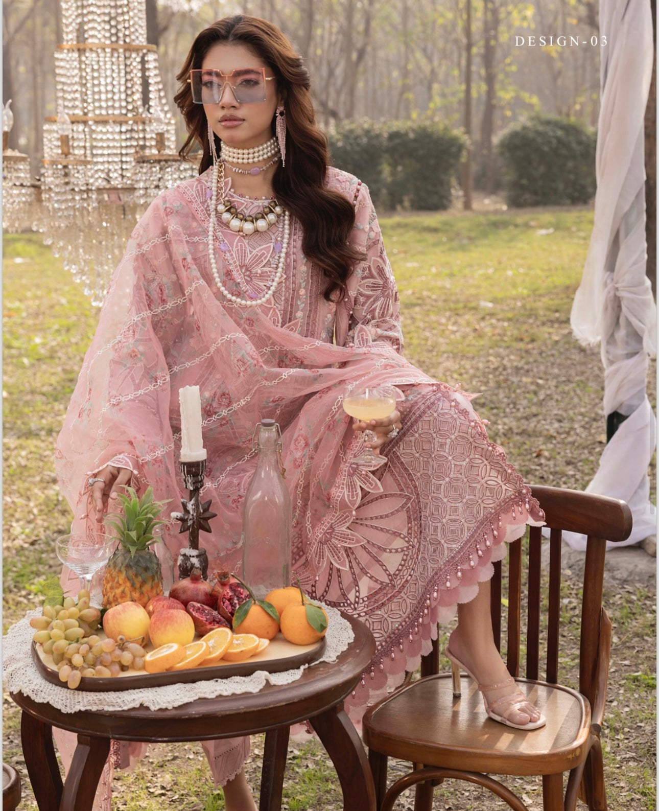 TT 3 piece embroidery lawn _81042 Pakistani ladies suit B219