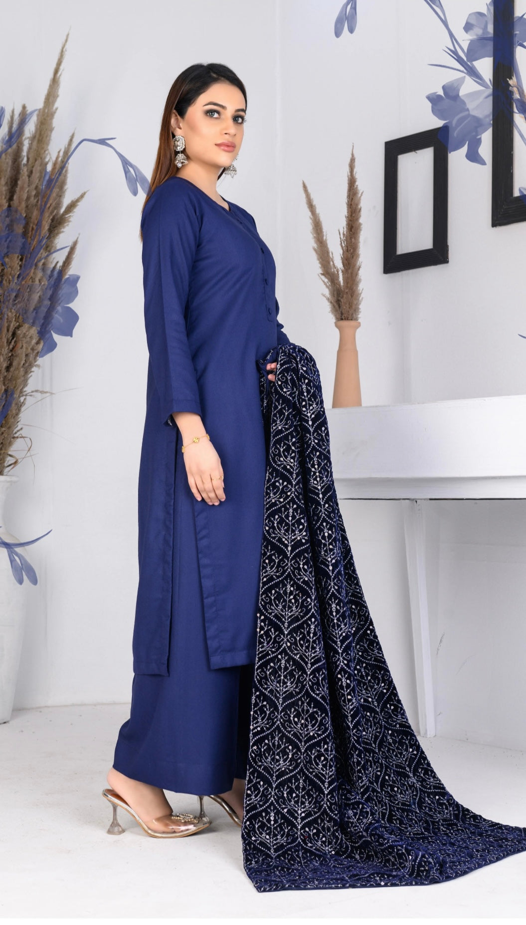 Simrans 3 piece Dhanak_6046 Pakistani ladies suit B17