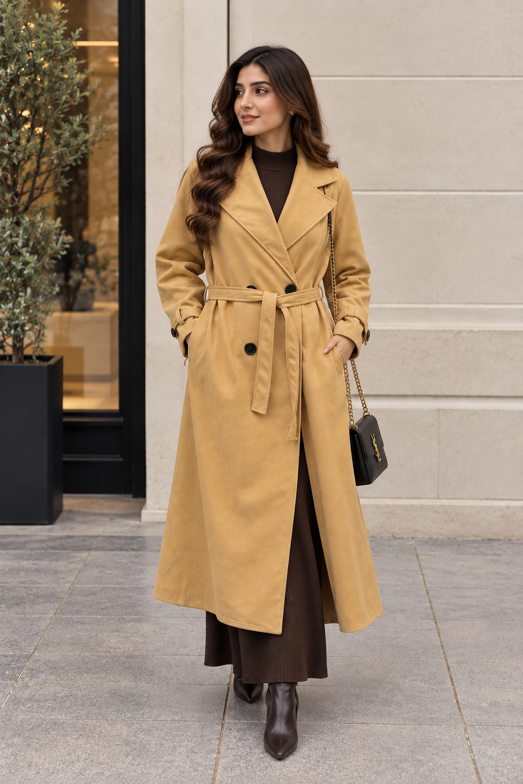 BRIT 1 piece swed coat collection dress B771