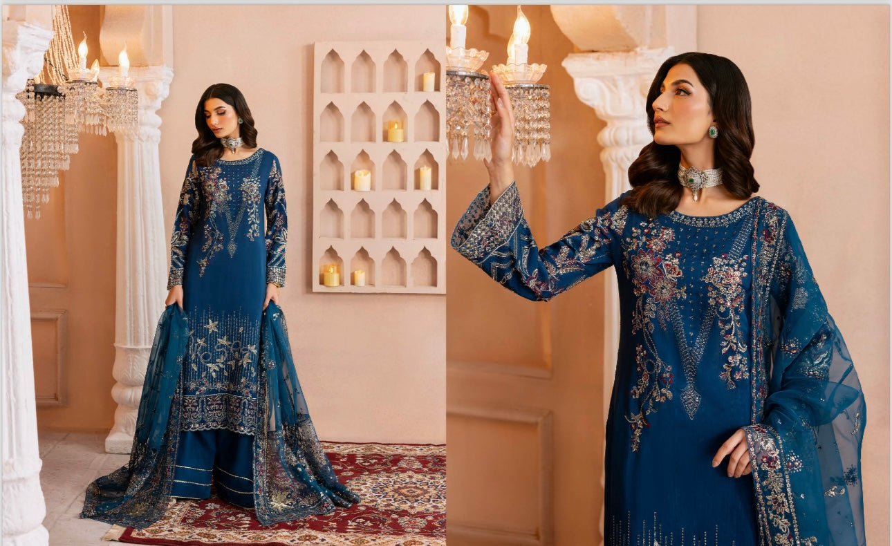 Ramsha original designer silk_100119 Pakistani ladies suit B121