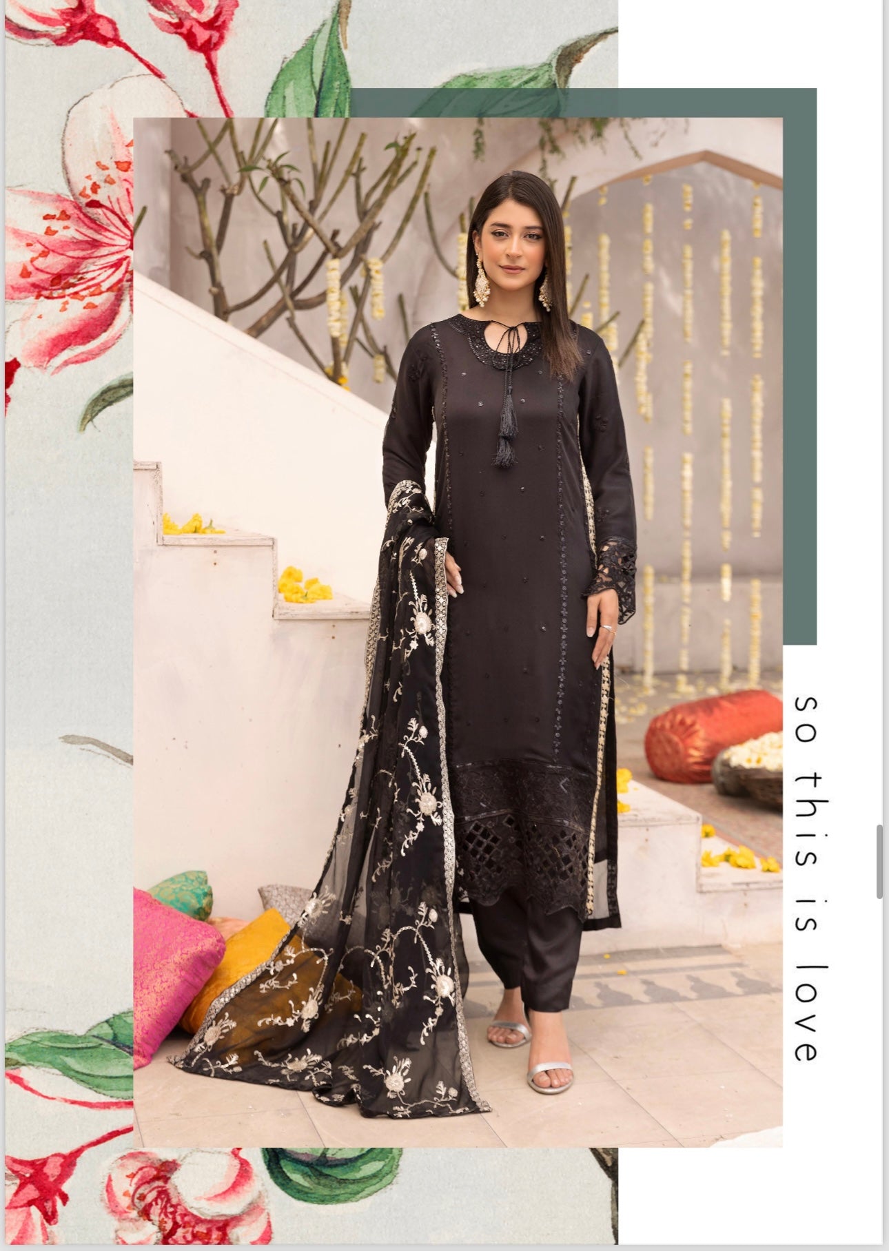 Simrans 3 piece lux wedding wear_100181 Pakistani ladies suit B131