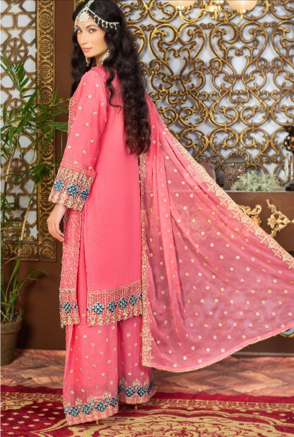 Brit 3 piece chiffon _9030 Pakistani suits B82