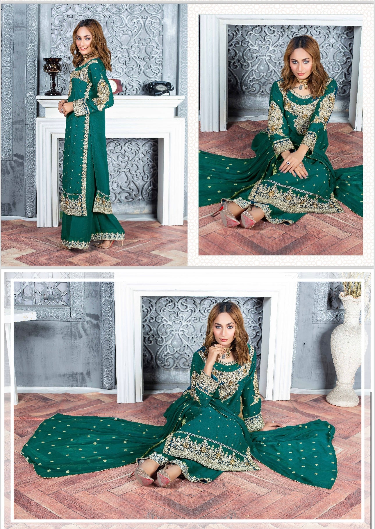 Brit Designer Chiffon_100162 Pakistani ladies suit B127