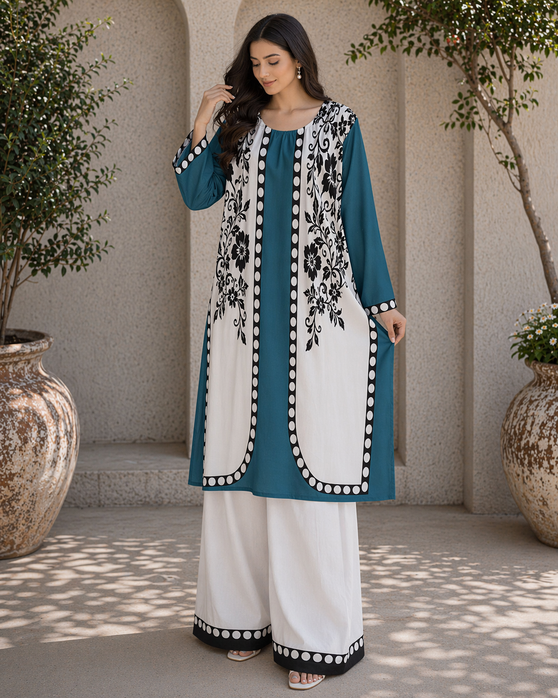 BRIT 2 piece SILK ladies suit B547