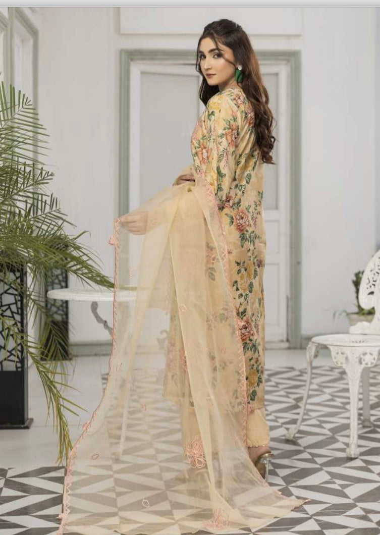 Simrans 3 piece linen_6081 Pakistani ladies suit B38