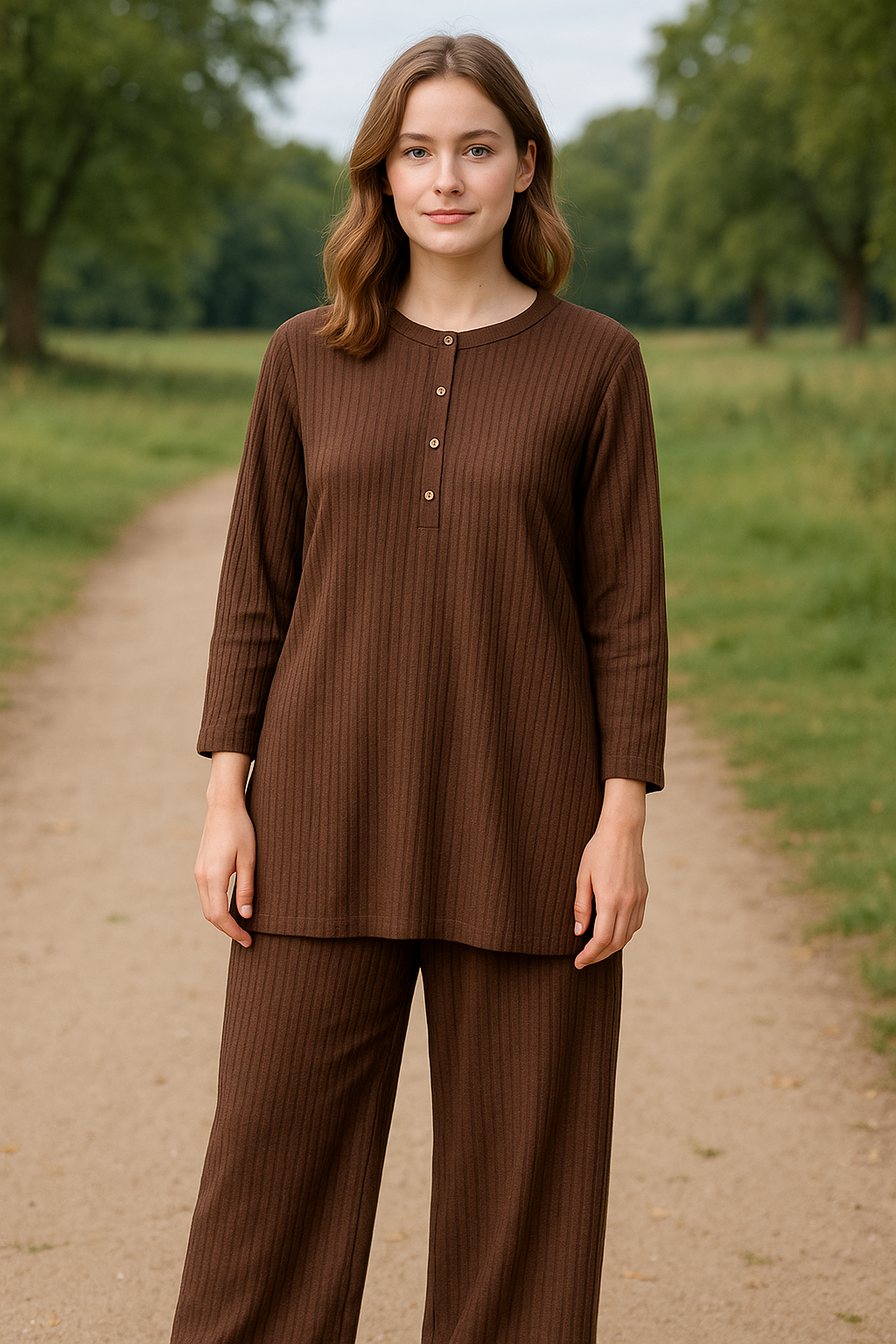 Brit 2 piece modest wear Free size_81042 B2791