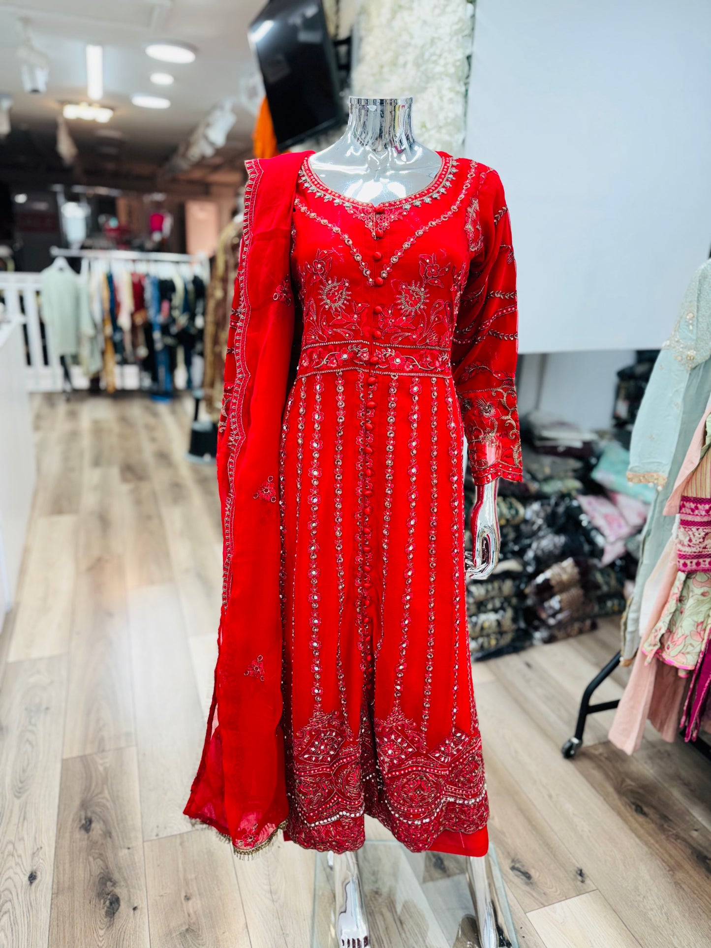 Brit 3 piece chiffon_8068 Pakistani suits Z1