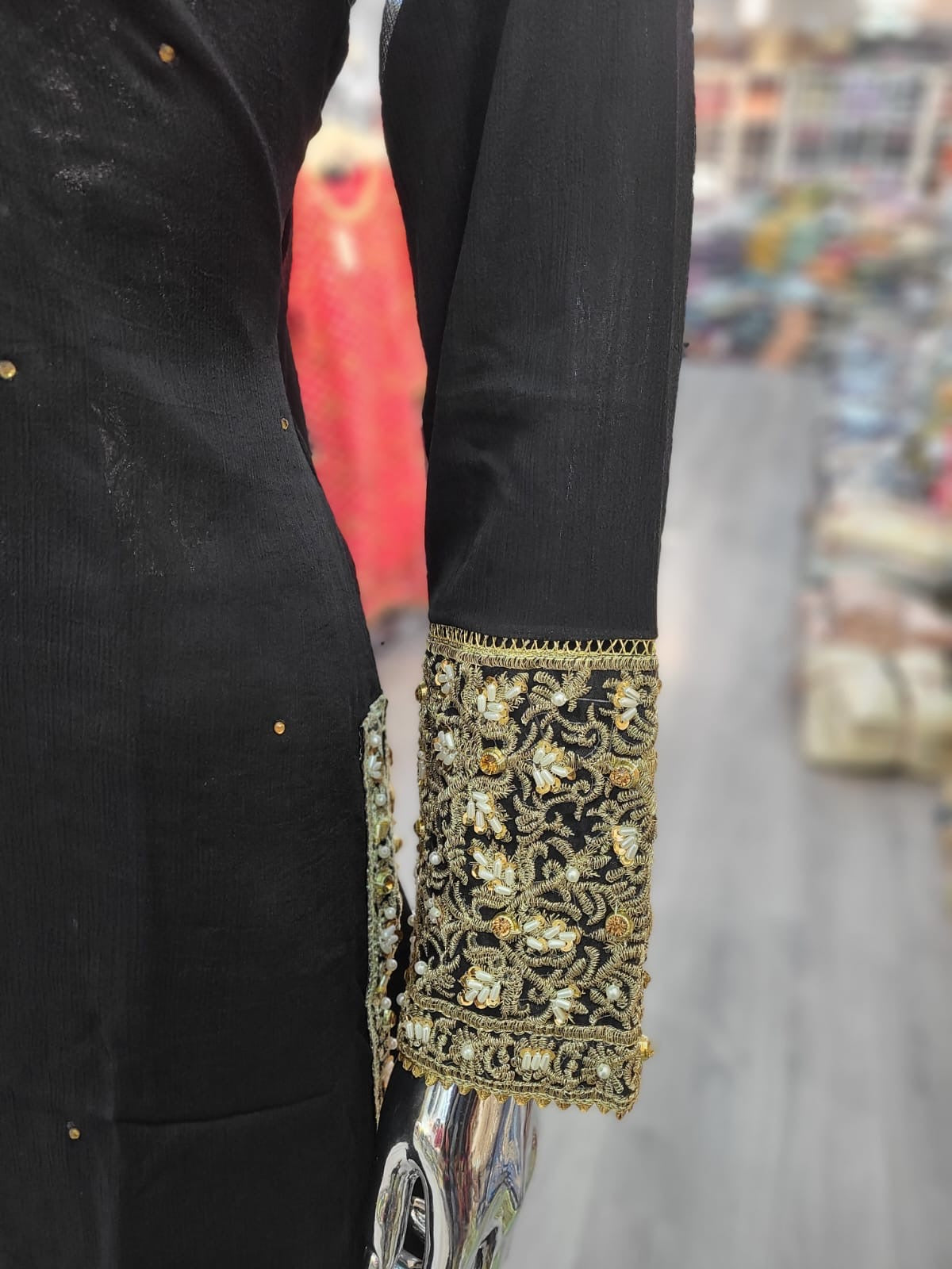 BRIT 3 piece lux CHIFFON_100311 Pakistani ladies suit B209