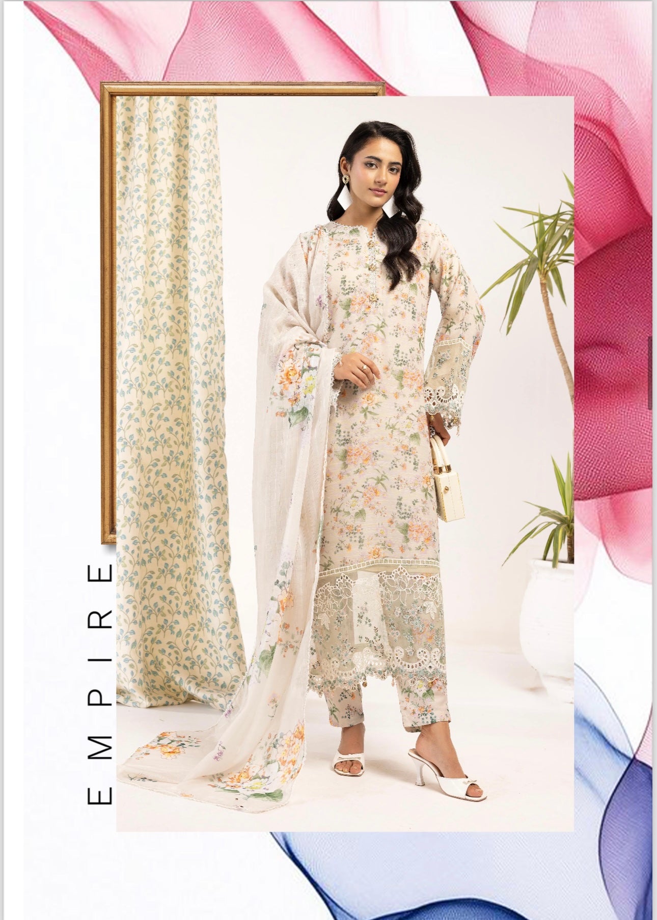 Simrans 3 piece Viscose_100172 Pakistani ladies suit B129