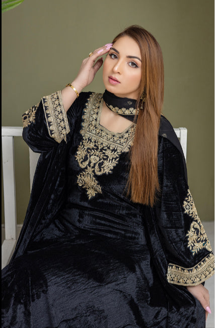 Brit Valvet 3 piece kaftan_3024 B8