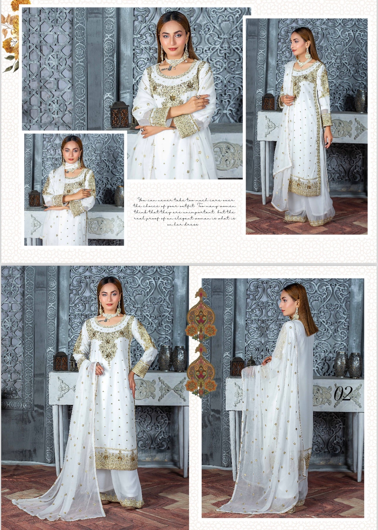 Brit Designer Chiffon_100163 Pakistani ladies suit B127