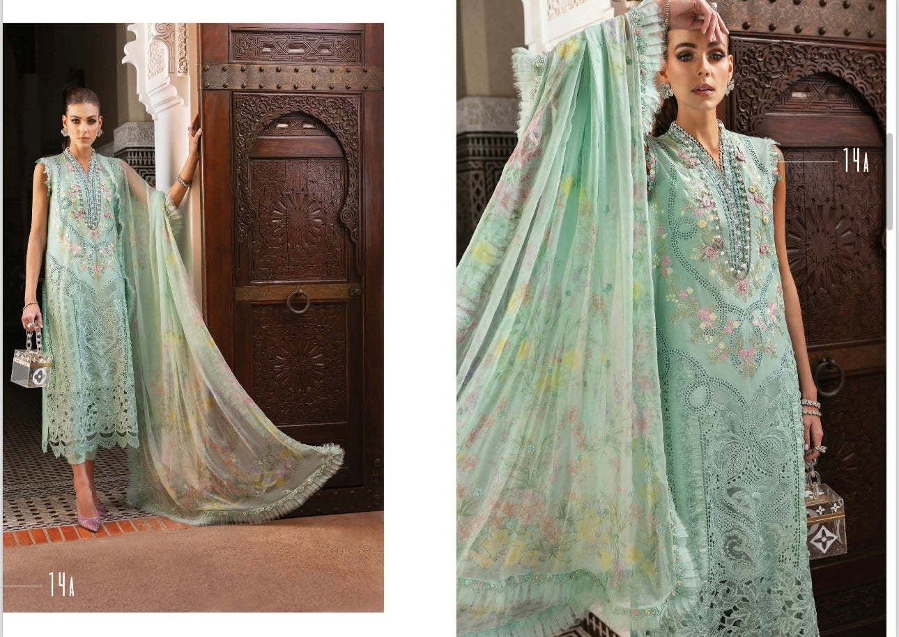 Maria B original designer lawn_10084Pakistani ladies suit B118