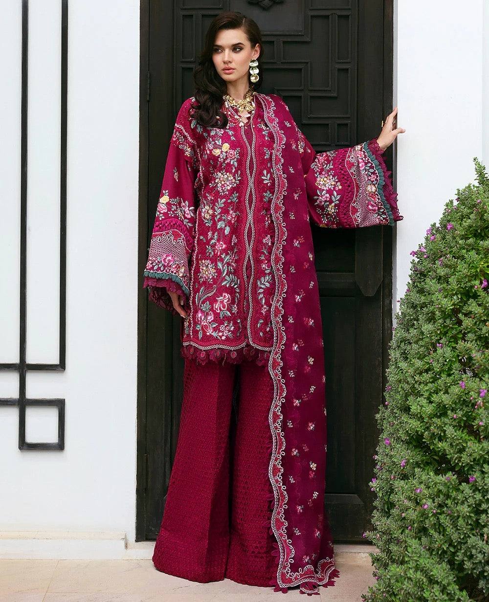 Esha Aisha inspired 3 piece lawn_10076 Pakistani ladies suit B205(