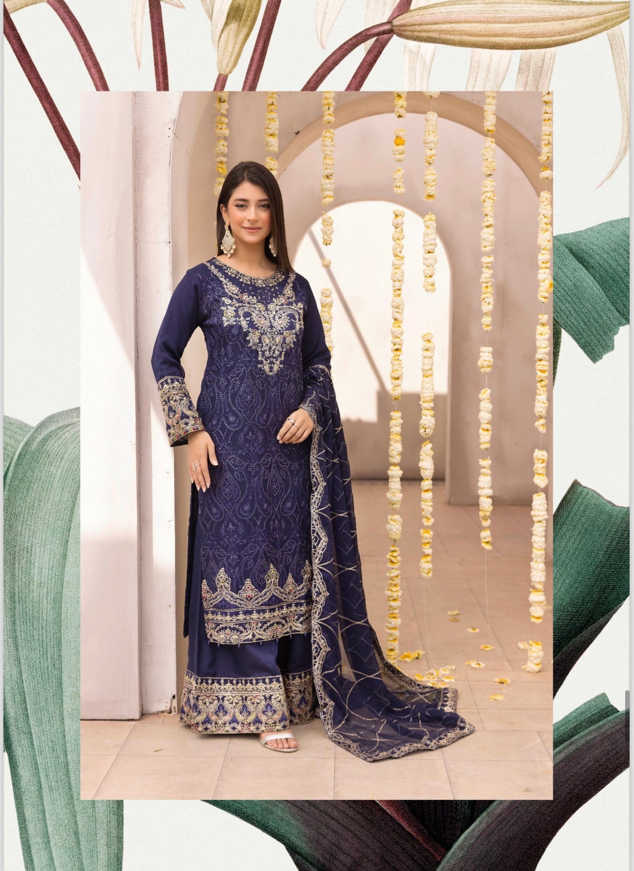 Simrans 3 piece lux wedding wear_100182 Pakistani ladies suit B131