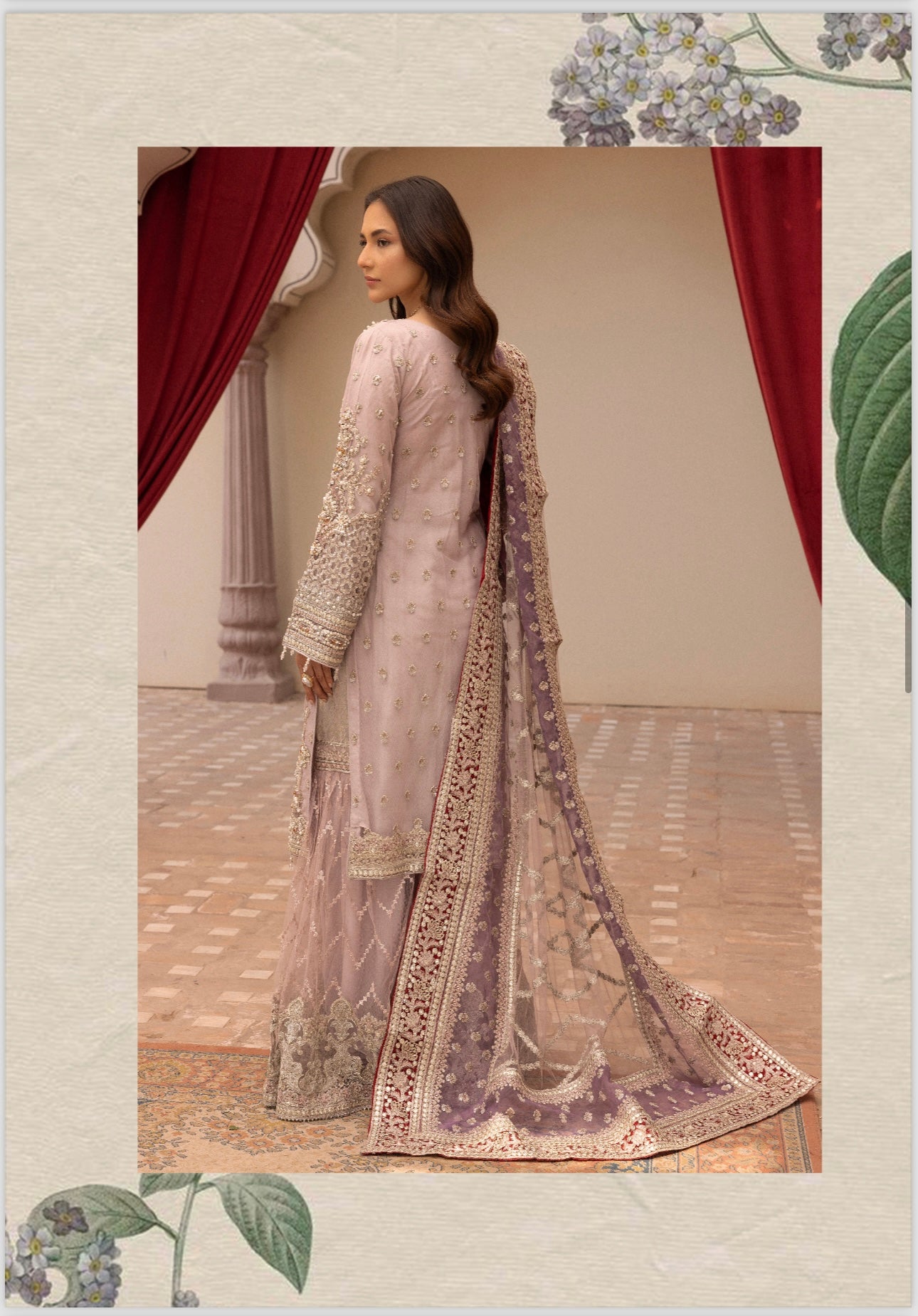 Simrans 3 piece lux wedding wear_100185 Pakistani ladies suit B132