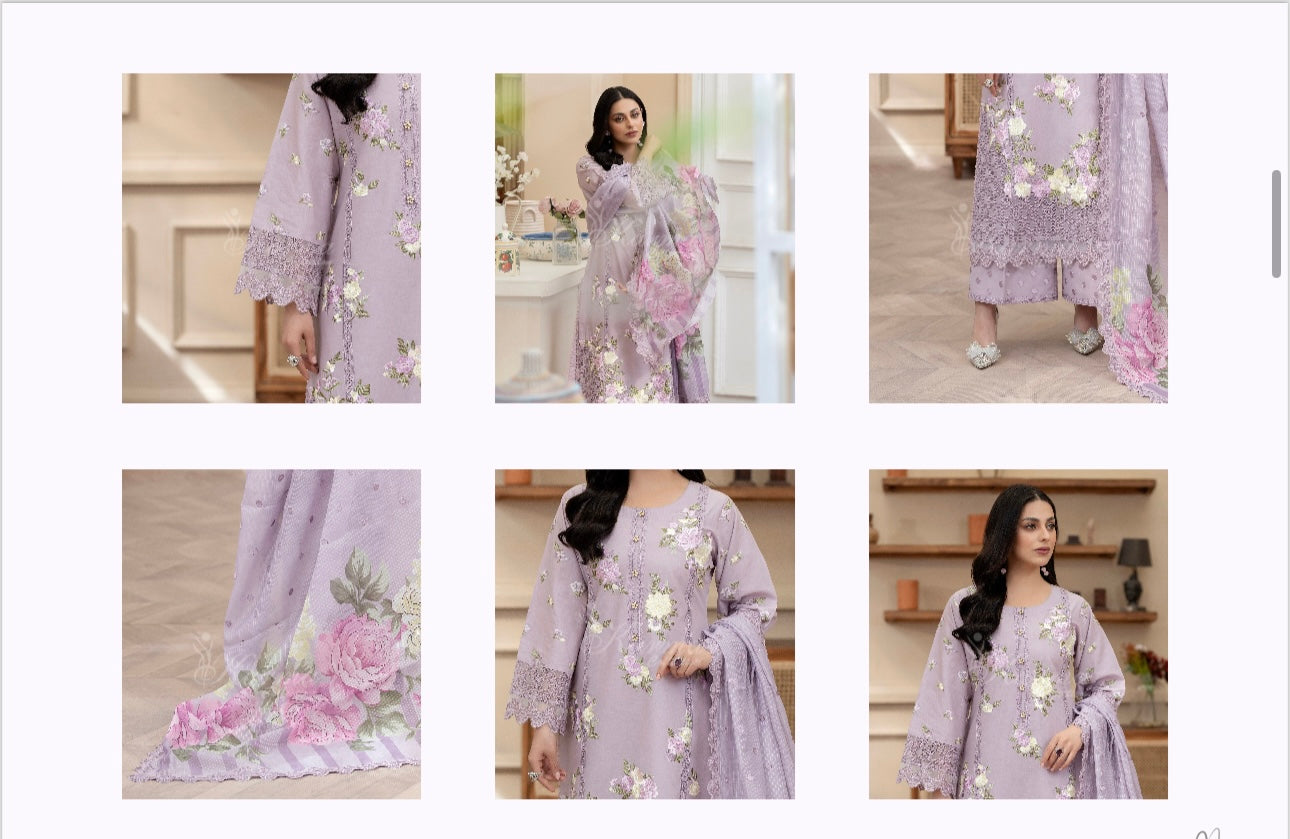 Karma afreen _9052 3 piece suit B86