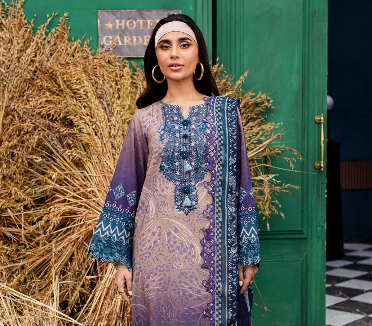 Nureh original designer _8047 Pakistani ladies suit B67
